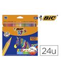Pintura madera evolution stripes tropicolors 24u. bic 9505251