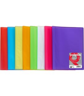 Carpeta 20 fundas fº violeta translucida poliplas grafoplas 01451235