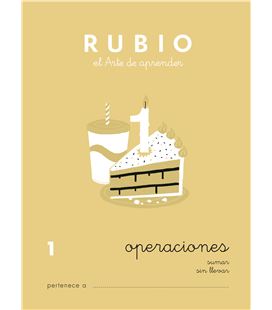 Cuaderno escolar operaciones nº1 rubio 10950 - CALCULO 1 CASTELLANO-1 COPIA