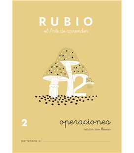 Cuaderno escolar operaciones nº2 rubio 10952