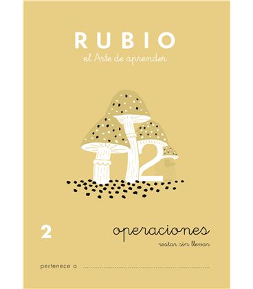 Cuaderno escolar operaciones nº2 rubio 10952 - CALCULO 2 CASTELLANO