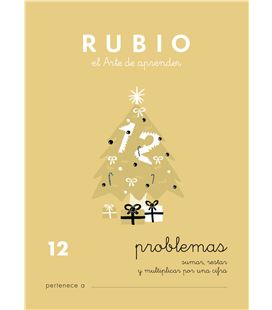 Cuaderno escolar problemas nº12 rubio 10967 - CALCULO 12 CASTELLANO 