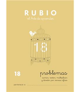 Cuaderno escolar problemas nº18 rubio 10973 - CALCULO 18 CASTELLANO-1 COPIA