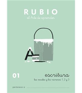 Cuaderno escolar escritura 01 rubio 10914 - ESCRITURA 01