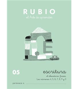 Cuaderno escolar escritura 05 rubio 10918