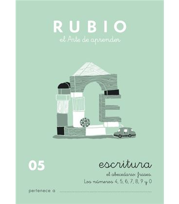 Cuaderno escolar escritura 05 rubio 10918 - ESCRITURA 05