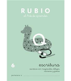 Cuaderno escolar escritura 6 rubio 10929 - ESCRITURA 6