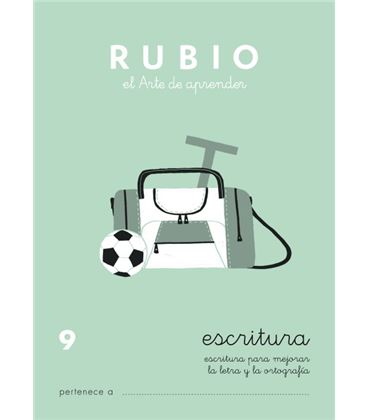 Cuaderno escolar escritura 9 rubio 10932 - ESCRITURA 9