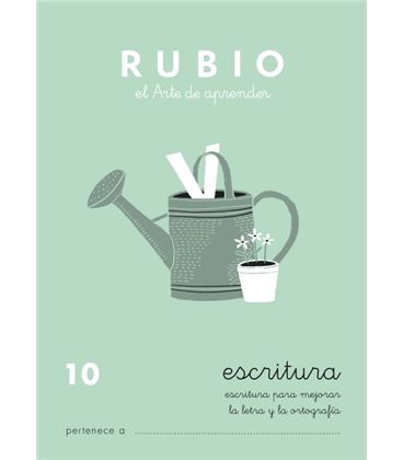 Cuaderno escolar escritura 10 rubio 10933 - ESCRITURA 10