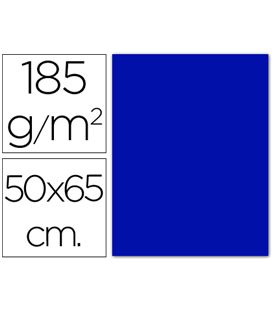Cartulina 50x65cms 25h 185grs azul ultramar guarro 200040235