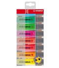 Marcador fluorescente estuche 8 colores boss stabilo 70/8 - 191587