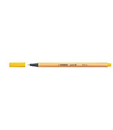 Rotulador 04 punta fibra amarillo point 88 stabilo 88/44 - 190791