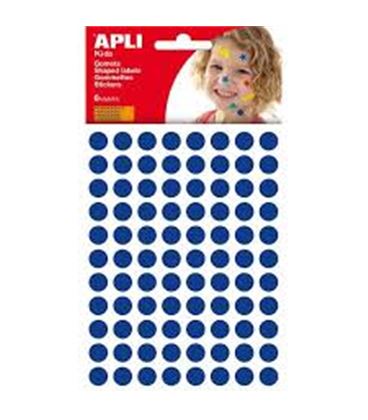 Gomet bolsa circulo pequeño 10,5mm azul 6h apli 13231 - 13231