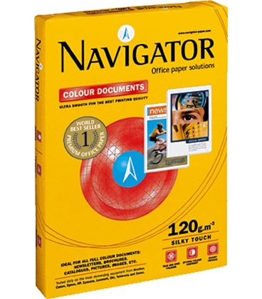 Papel a4 250h 120grs colour document laser navigator 140372 - NAVIGATOR 120GR