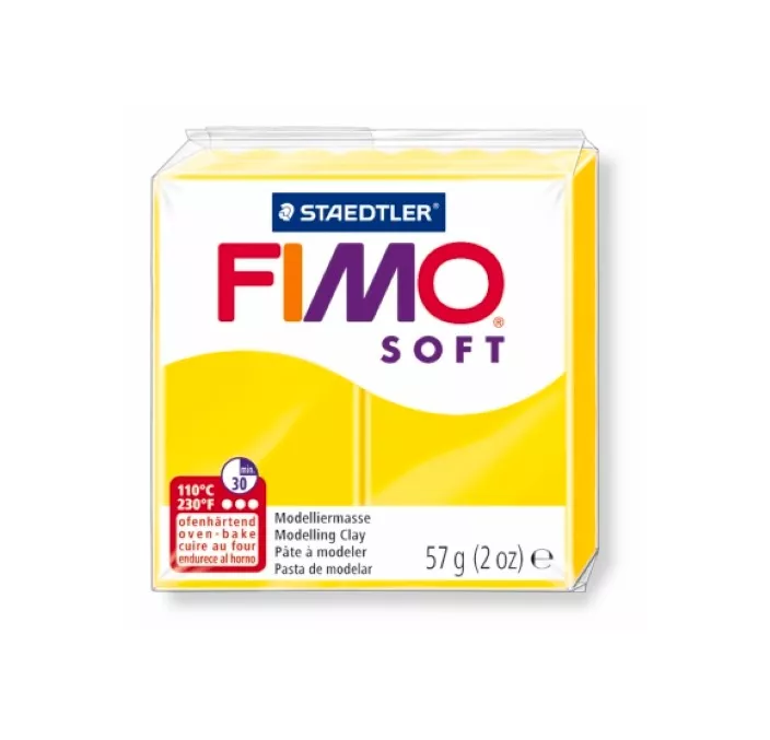 PASTA MOLDEAR AMARILLO LIMON FIMO SOFT STAEDTLER 8020-10