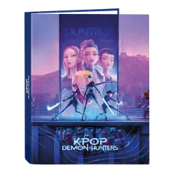 CARPETA Fº 4 ANILLAS K-POP DEMON HUNTERS - STATIONERY SAFTA 542660067