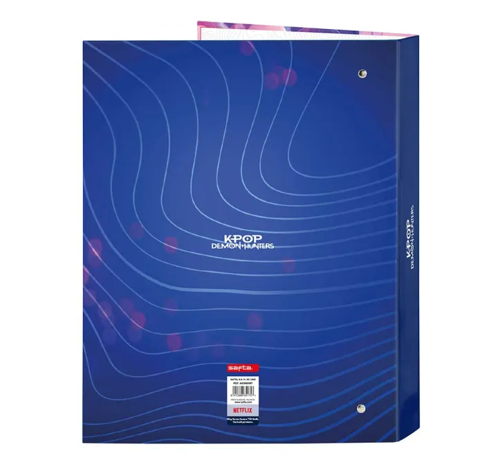 CARPETA Fº 4 ANILLAS K-POP DEMON HUNTERS - STATIONERY SAFTA 542660067