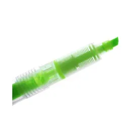 MARCADOR FLUORESCENTE RECARGABLE VERDE OFFICE BOX FL136