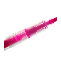 MARCADOR FLUORESCENTE RECARGABLE ROSA OFFICE BOX FL142