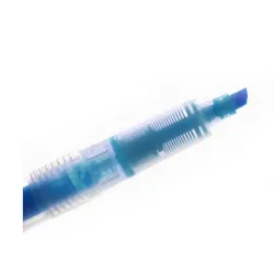 MARCADOR FLUORESCENTE RECARGABLE AZUL OFFICE BOX FL126