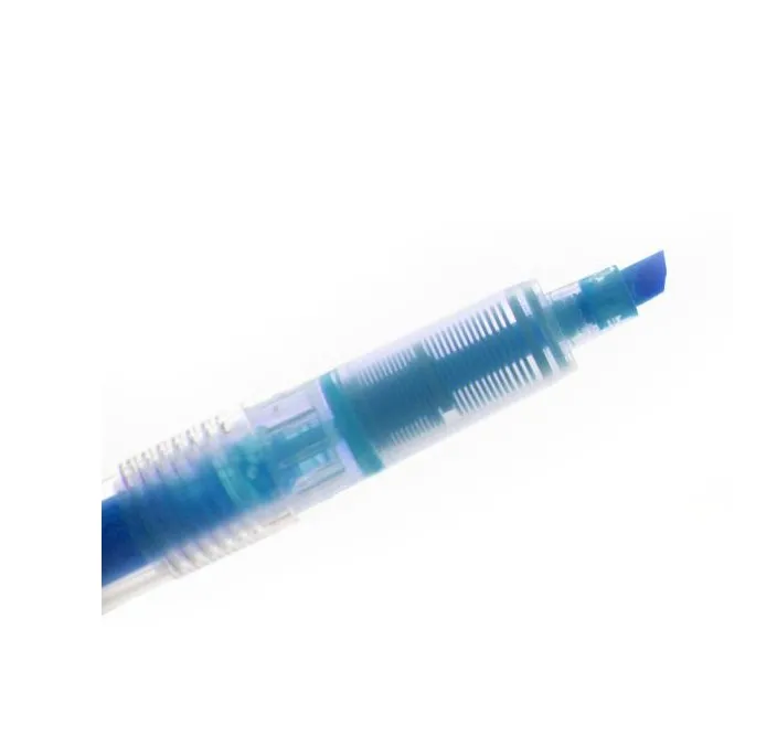MARCADOR FLUORESCENTE RECARGABLE AZUL OFFICE BOX FL126