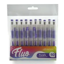 MARCADOR FLUORESCENTE RECARGABLE MORADO OFFICE BOX FL148