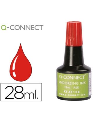 Tinta sellar 28ml aplicador frasco rojo q-connect kf25108 52392 - 52392