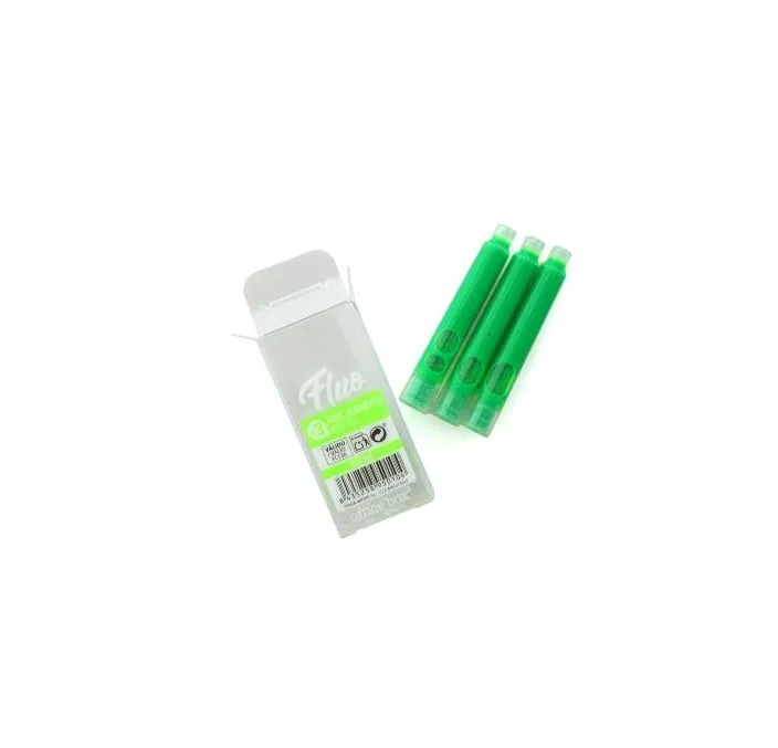 RECAMBIO MARCADOR FLUORESCENTE VERDE C3U OFFICE BOX FR36