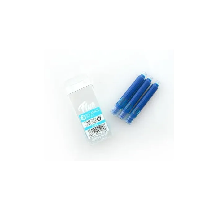 RECAMBIO MARCADOR FLUORESCENTE AZUL C3U OFFICE BOX FR26
