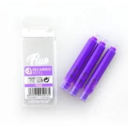 RECAMBIO MARCADOR FLUORESCENTE MORADO C3U OFFICE BOX FR48
