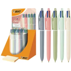 BOLIGRAFO RETRACTIL 4 COLOURS BASICOS MINERAL TONES BIC 303302