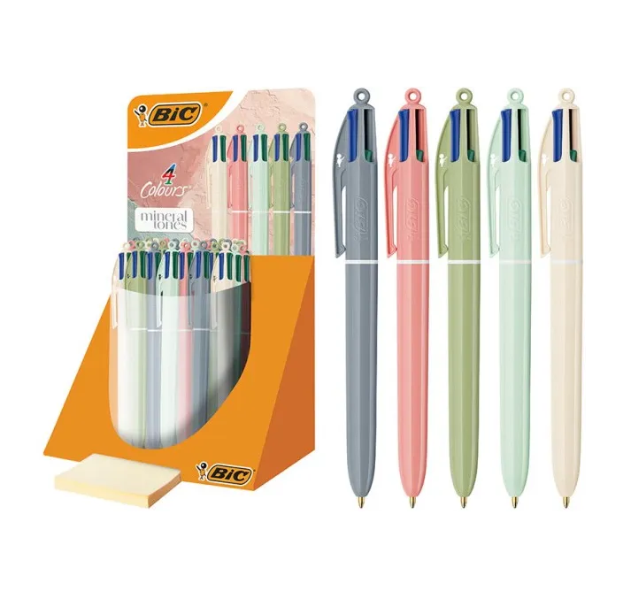BOLIGRAFO RETRACTIL 4 COLOURS BASICOS MINERAL TONES BIC 303302
