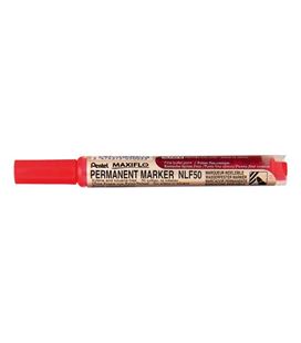 Rotulador permanente rojo maxiflo pentel nlf50-b - PNNLF50B