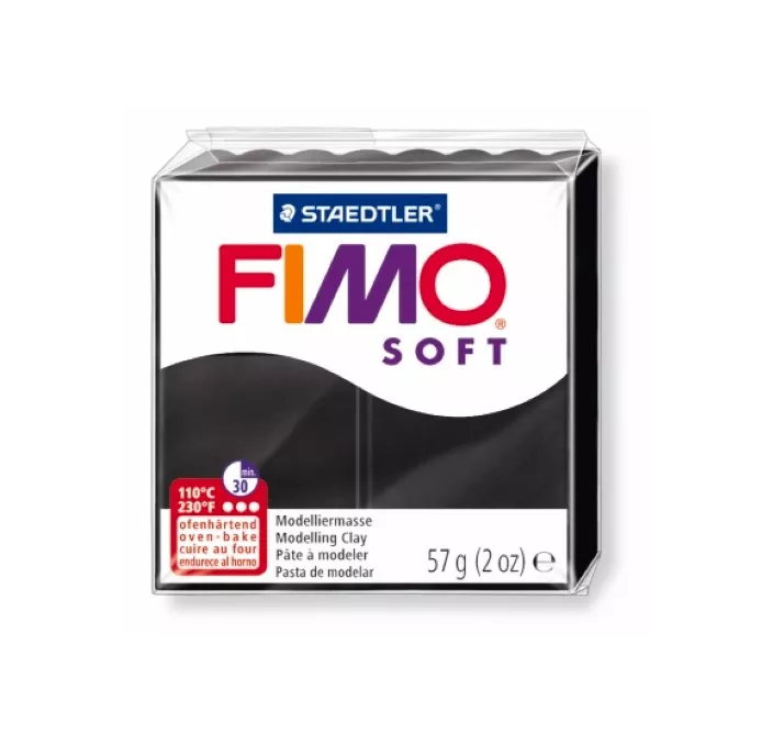 PASTA MOLDEAR NEGRO FIMO SOFT STAEDTLER 8020-9