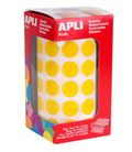 Gomet rollo circulo mediano 15mm amarillo apli 04855 - 04855