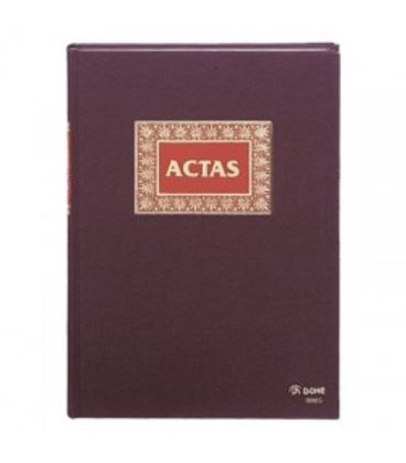 Libro contable fº actas 100h dohe 09905 - 09905