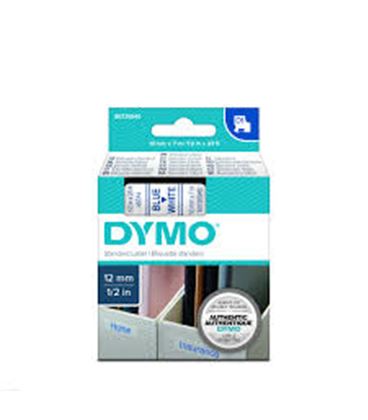 Cinta dymo d1 12mmx7m azul/blanco esselte 45014 - S0720540