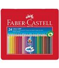 Pintura acuarelable ecolapices triangular 24u. faber castell 112423