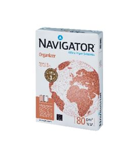 Papel a4 500h 80grs multifuncion taladrado navigator