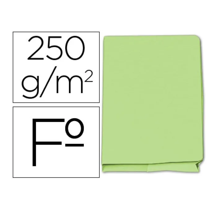SUBCARPETA POCKET Fº VERDE C/SOLA CAJA 25U. ELBA 400040685