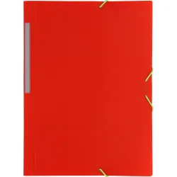 CARPETA GOMA SOLAPA Fº PP ROJO GRAFOPLAS 04801251 480258