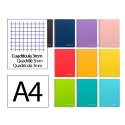 CUADERNO A4 3MM TAPA DURA LIDERPAPEL 171916