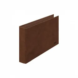 CARPETA 2 ANILLAS 4º 25MM APAISADO CUERO FORRADA DOHE 09566