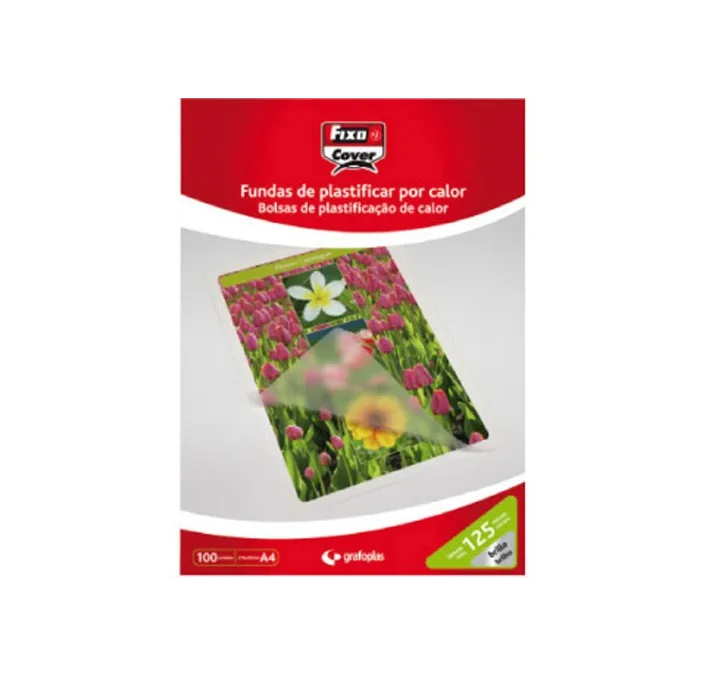 BOLSA PLASTIFICACION A4 125 MICRAS C.100 GRAFOPLAS 01021100