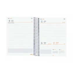 AGENDA ESCOLAR 23/24 SEC 1/8 DIA PAGINA LILAC FINOCAM 634264624