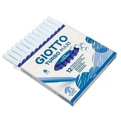 ROTULADOR TURBO MAXI AZUL ULTRAMAR 12U. GIOTTO 456032