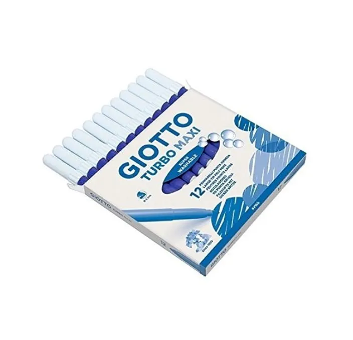 ROTULADOR TURBO MAXI AZUL ULTRAMAR 12U. GIOTTO 456032