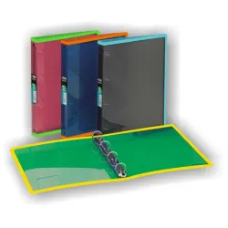 CARPETA 4 ANILLAS A4 25MM SURTIDO FOLDERMATE 231 PGP 21889