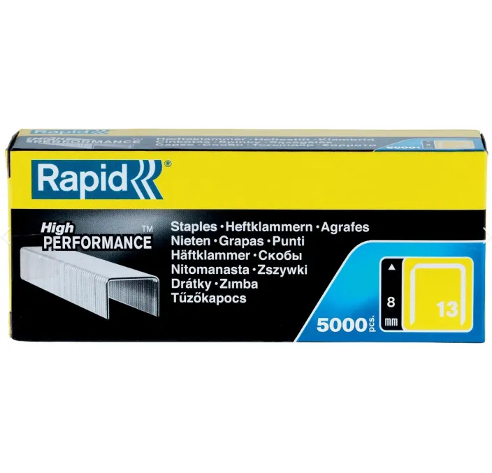 GRAPAS 13/8 C/5000 GALVANIZADA PARA CLAVADORAS RAPID 11835600
