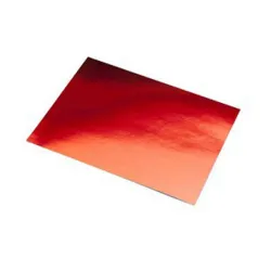 CARTULINA METALIZADA 50CMSX65CMS 10H ROJA SADIPAL 20256